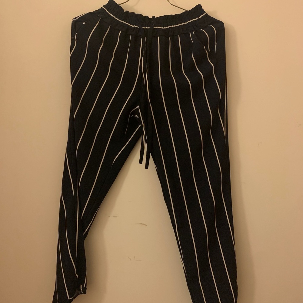 Zara Striped Flowy Pant